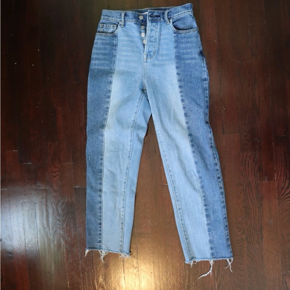 Pacsun 90’s Two-Toned High-rise Straight Jean